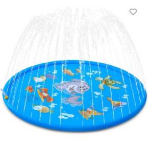 Children's inflatable sprinkler splash proof pad inflatable water game pad