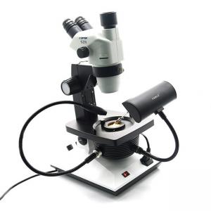 China Trinocular Gemology Microscope with Color Temperature of 6000k  - 7000k supplier