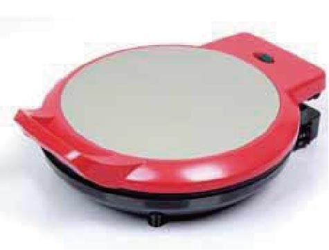 Electric 12 Inch Smart Pizza Maker With Detachable Plates And Timer