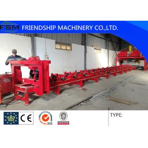 China Semi Trailer Chassis Beam Welding Line Trailer Beam Hydraulic Assembly Table supplier