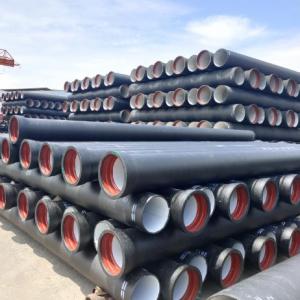 ISO2531 150mm Cement Lined Ductile Iron Pipe Class C25 C30 C40 K9 DN80mm-DN2000mm