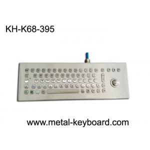 China Desktop Vandal Proof Panel Mount Keyboard Stainless Steel For Industrial Control Device supplier