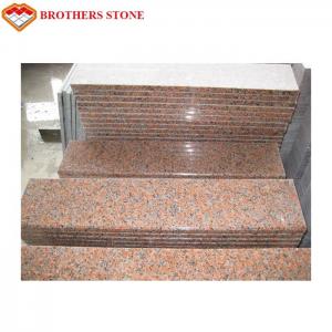 China CE G562 Maple Leaf Red Granite Flooring Natural Glossiness And Colour supplier