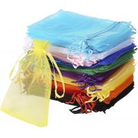 China Mixed Color 4x6 Inches Drawstring Jewelry Pouches For Wedding Party Christmas Favor Gift on sale