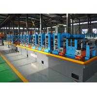 China Blue ERW API Pipe Mill / High Frequency API Tube Welding Machine on sale