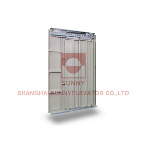 China エレベーター 2 パネル 側開口 キャビンのドア 空間利用の効率化のためのコンパクト スライディングメカニズム wholesale