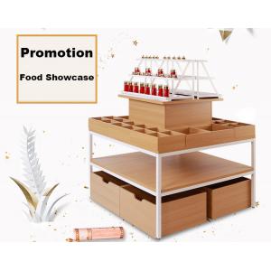 Modern Style Food Store Shelving Shop Display Tables 1000*1000*1350mm