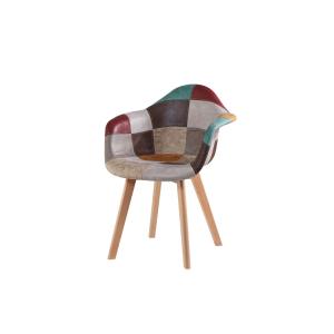 China Modern PP Plastic Frame Patchwork Office Chair With Stable Structure wholesale