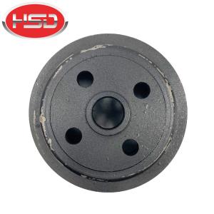 China Excavator Water Pump Pulley Double Slot 140mm Outer Diameter For S6K Engine supplier