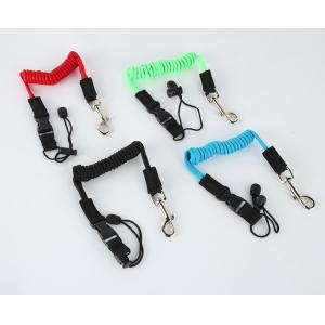 China 1.5m Kayak Parts Accessories Paddle Leash Tpu Fabric Material Solid Alloy Hooks supplier
