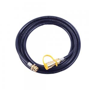 China 24 Feet Natural Rubber Gas Welding LPG Hose with 3/8inch Quick Connect/Disconnect Industrial-Grade supplier