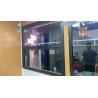 DERCHI Bifold windows with double pane tempered clear glass and louver curtain type for modern villas tempered clear glass