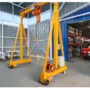 Eletric Driven Trackless Portable  Gantry Crane With Remote Controller