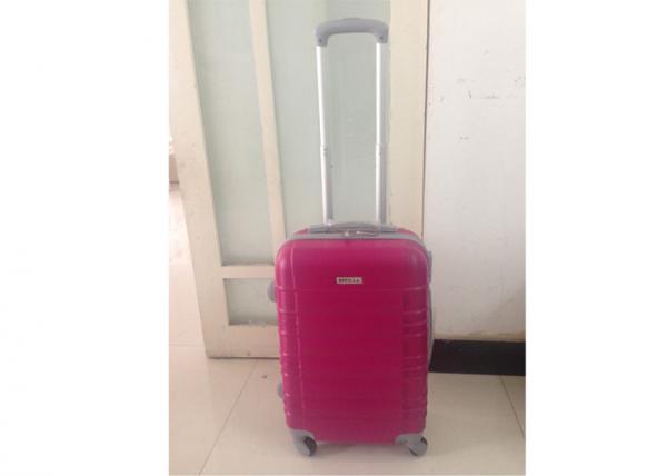 Lightweight Trolley Cute Pink Luggage Sets ABS Waterproof 4 Wheels For Women