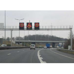 Low Wind Resistance Variable Speed Limit Signs For Road Meet ROHS Compliant