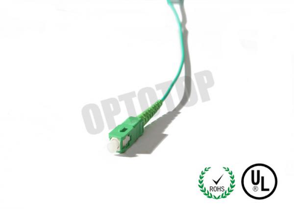 Зеленый PVC расквартировывая блеск интерфейса отрезка провода мультимодный OM1