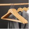 Eco Friendly Wooden Coat Hangers In Bulk For Clothes Non Slip