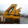 Mobile Commercial 6.3T Knuckle Boom Truck Mounted Crane with hydraulic arms For