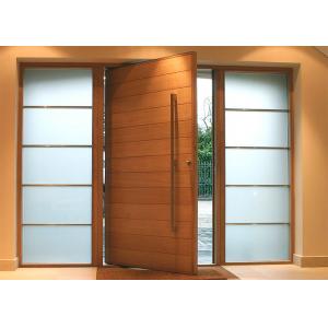 Solid Wood Modern Pivot Front Doors