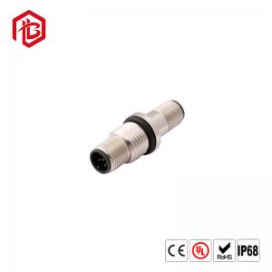 China IP67 Waterproof Connector M8 M12 Circular Male Female 6 2 4 5 7pin Power Panel Mounting Cable Connector supplier