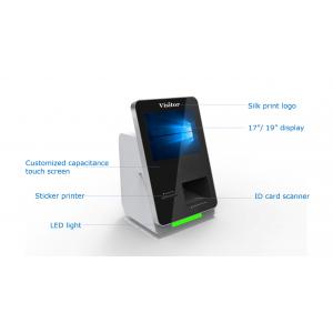 China TCP / IP Network Self Service IC Card Reader Mini Curve With Webcamera supplier
