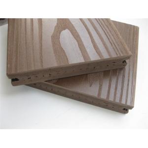 Outside Solid Pvc Vinyl Flooring Boards with Coffee , ASA Surface Coextruded