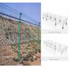 Steel Mesh Fence Panels Galvanized Customized Protect Equipment On Site