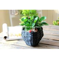 China wicker basket manufacturer wicker garden basket willow plant baskets on sale