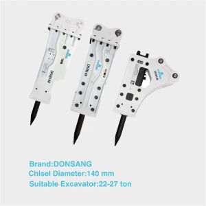 China Open Type Excavator Hydraulic Breaker 140mm Wide Rock Hammer Attachment wholesale