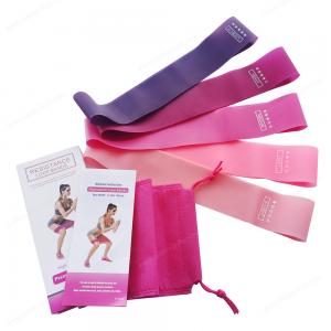 OEM logo Latex Tpe Silicone Home Exercise Resistance Bands Set