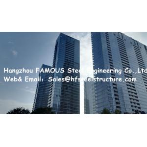 Galvanized Light Steel Multi Storey Steel Frame Buildings H Shaped Column