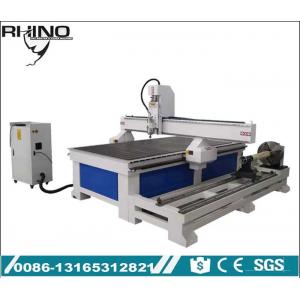 China AC 380V 4 Axis CNC Router Machine , 3D Woodworking Industrial CNC Milling Machine supplier