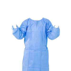 Personal Care Disposable Isolation Gowns Long Sleeves Light Weight