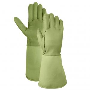 Cuero largo Rose Pruning Garden Gloves/Thorn Proof Work Gloves de Hysafety