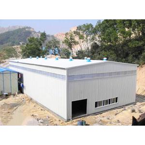 Farm Machinery Steel Frame Shed / Small Steel Warehouse Buildings SGS