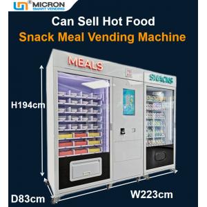 China Big Capacity Combo Vending Machine For Snack Drink Hot Food Meals With Microwave Oven supplier