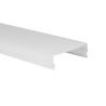 PMMA Diffuser 89*50mm 6063 Recessed Aluminum Led Extrusion