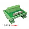 DB25 Single End Connectors D Sub 25 Pin Terminal Block Breakout Board DIN Rail