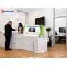 China Qtenboard Portable TV Tablet's Movable 5-Star In-Room Hub White Cabinet Wide Screen Support Portable Design wholesale