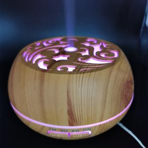 2022 Wood Grain Humidifier Aroma Oil Diffuser with Large Capacity and Vintage Style