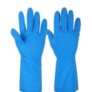13 Mil Blue Nitrile Glove Household Cleaning Chemical Resistant Gloves