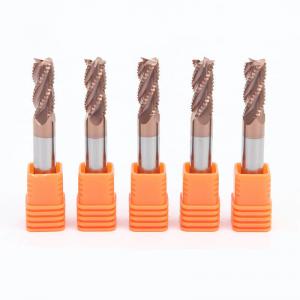 China 4 Flutes Micro Carbide Roughing End Mills Altin HRC55 supplier