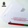 Personalized PVC Business Cards Offset Printing , Travel Luggage Name Tag