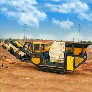 Crawler Mounted Mobile Impact Crusher For Construction Waste