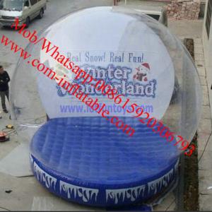 China inflatable snow globe giant snow globe plastic snow globe giant inflatable snow globe supplier