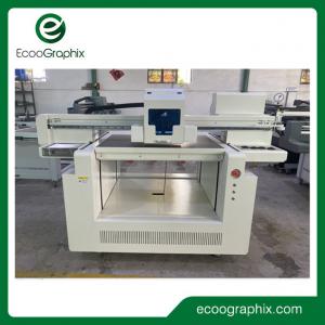 All Steel Frame Digital Flatbed UV Printer With 3 Heads 7sqm/Hour