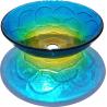China glass round vanity top bathroom sink TY-023 380*380*135*12MM wholesale