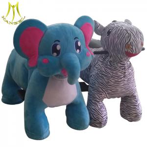 China Hansel indoor entertainment plush electric elephant animal scooter for sale supplier