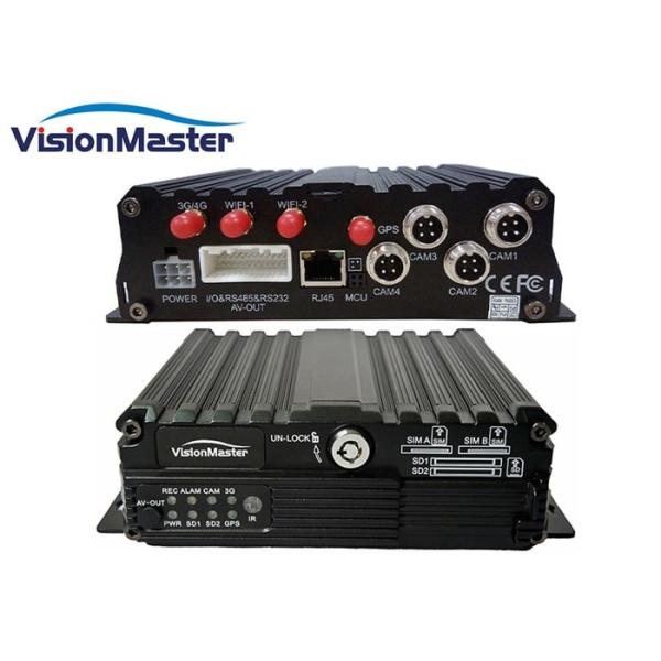 China Видеосигнала PA/NTSC канала отслежывателя 4 двойного корабля мобильный DVR GPS карты SD supplier