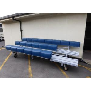 Convenient Aluminium Bench Seats Swivel Casters For Outdoor / Indoor Movement